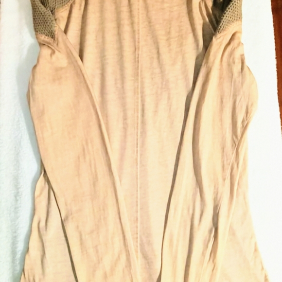 Vtg Y2K Angels Never Die/Anrvrdie mixed media long sleeve mock neck top sz S - Picture 7 of 16